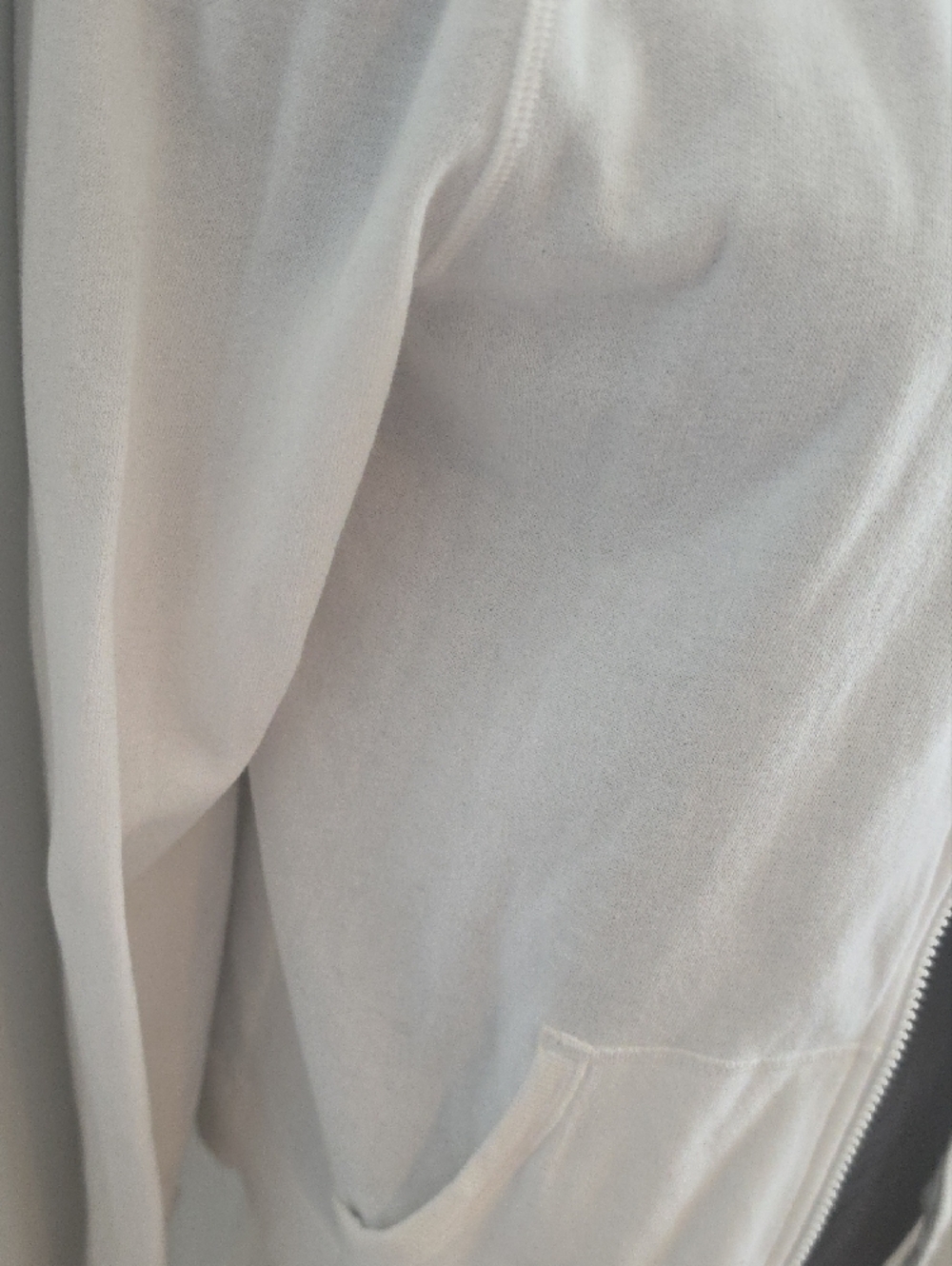 White Victoria's Secret SPORT Zip-Up Hoodie Jacket - Picture 3 of 10